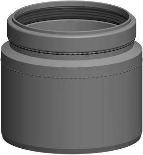 ATEC Reduktion/Erweiterung PolyTop DN 125/100, zentrisch