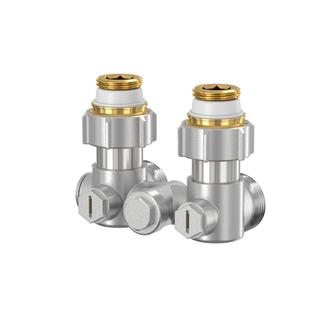 Flamco Einr.-HB 1-P EXCLUSIV E1/50 G 3/4 AG EKxG 1/2 AG, Eck, m A-Nippel