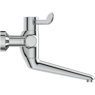 Wand-Waschtisch-Thermostat CeraPlus Safe SQ AP, Ausladung 200 mm, thermische Desinfektion, chrom