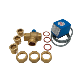 MHG 3-Wege-Kugel-Ventil EcoStar 500 1" für ThermiAir 10, mit Servomotor