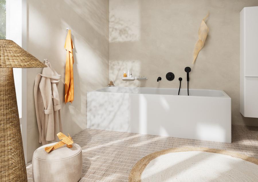 Artikelbild 2 des Artikels „hansgrohe Mischer DuoTurn S UP, für 2 Verbraucher, mattschwarz mattschwarz“