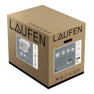 Laufen Wand-WC-Komplettset MEDA mit Deckel, Absenkautomatik, weiß