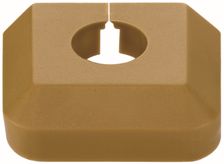 Flamco Abdeckrosette SL Multi 15mm, Kunststoff, hell braun