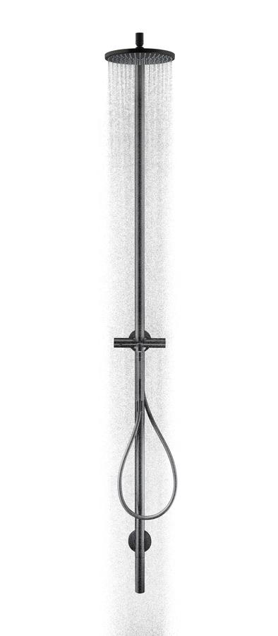 Artikelbild 2 des Artikels „hansgrohe Nature Duschsäule Axor Starck mit Kopfbrause, Handbrause, mattschwarz mattschwarz“