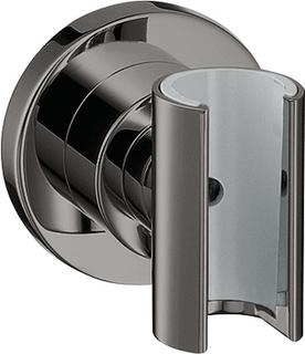hansgrohe Brausehalter Axor Citterio fest. Haltep., rd, polished black chrome
