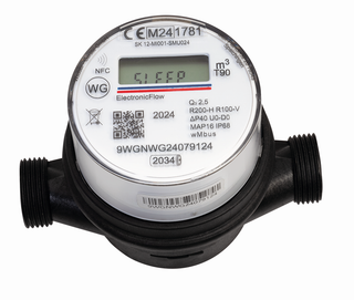 Wasser-Geräte WWZ Unimeter WG-Elect.Flow TWO in ONE, Q2,5, 1,5, m3/h 1,5, 110mm