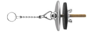 STEDO Kettenhalter MS vc, d 3,2mm, 500mm, Deckros. d 40mm