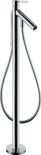 hansgrohe Wannen-EHM Axor Starck A 156mm, boden, m Hebel, brush. bron