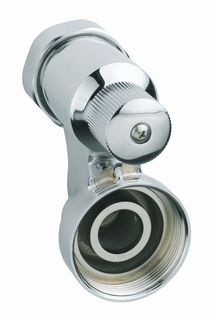 Wasser-Geräte Ventilzähler-Armatur Koax, m Absp.ventil, ÜWM u. Klapprosette
