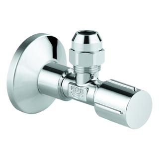 GROHE Eckventil 1/2", Abg 3/8", selbstd. Anschl.-G., ch