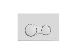 VitrA Betätigungsplatte Sirius 244x8x165mm, ABS, chrom matt