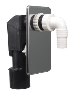 Airfit Geräte-UP-Siphon DN 40/50, m Wandpl. vc u. Rein-Öffn.