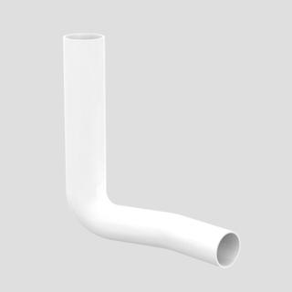 Sanit Spülbogen d= 50x44mm, weiß, rechts versetzt, 40mm