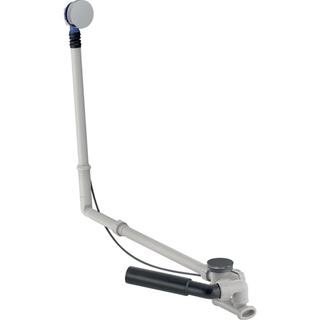 Geberit Badewannenablauf d52 m Drehb., m Fertigbaus., L 73cm, hgl-vc