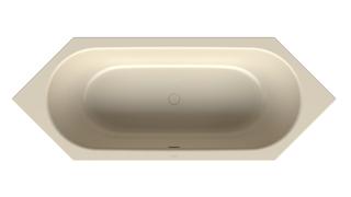 6-Eck-Badewanne BetteStarlet 2080 210x80x42cm, 1 Griff, jasmin