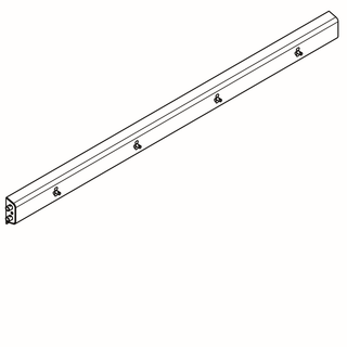 AR Armatureneinheit, Edst., W.-Mont., 4 Waschplätze, 2400 mm, Wasser links