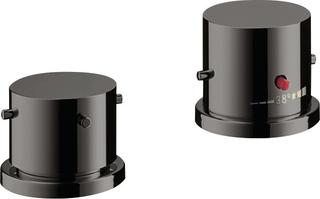 hansgrohe Fertigmontageset Axor Starck 2-L-BW-Rand-Arm., m Therm., pol. bla vc