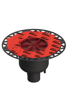 TECE Bodenablauf TECEdrainpoint S DN 50, senkr. m Seal Syst. Uni.-Flansch
