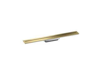 hansgrohe Duschrinne AXOR Drain 700mm, Fertigset, z. Wd-mont., brush. br