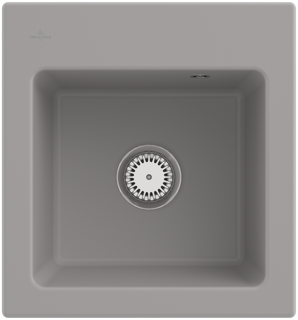 V&B Spüle Subway 45 XS m Abl.garn, Hand., fossil CeramicPlus