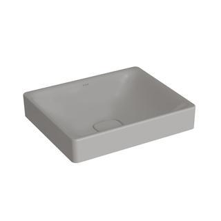 VitrA Aufsatzschale New Metropole 50x40x17cm, re, o ÜL.Schl., steingrau ma