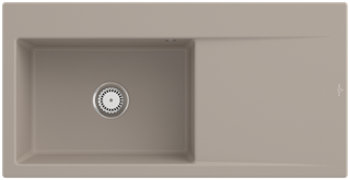 V&B Spüle Subway Style 60 li, m Abl.garn, Hand., Alm. CeramicPlus