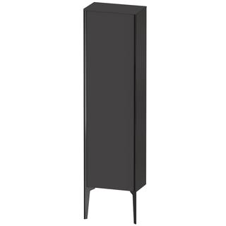Duravit Halbhochschrank XViu 40x24x133cm, sw m, T. re, graph matt