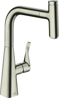 hansgrohe Spültisch-Einhebelmischer 240 Metris Select M71 mit Ausziehauslauf, 1jet