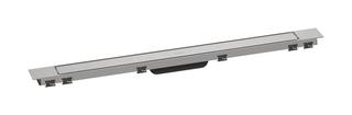 hansgrohe RainDrain Match + Duschrinne 900mm, Edelstahl gebürstet, Fertigset