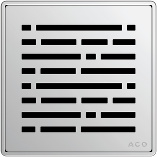 ACO Design-Rost Shower-Drain Mix 140x140mm, lose eingelegt