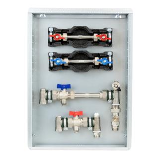 Strawa Wohnungsanschlussstation AS 16-W2-WMZ, 3/4", 385x525mm, UP-Schr.