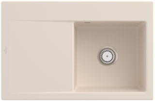 V&B Spüle Subway Style 45 re, m Abl.garn, Hand., ivory CeramicPlus