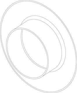 BOSCH Ersatzteil TTNR: 8735100810 Rosette D96xd50x25 Schwarz (4x) everp