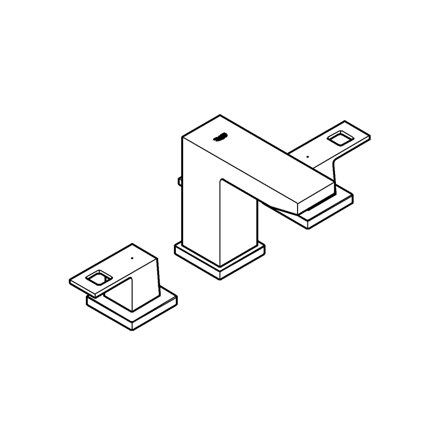 Artikelbild 4 des Artikels „GROHE Waschtisch-3-Loch-Armatur Eurocube 1/2