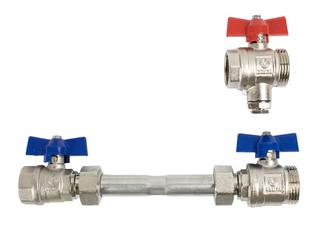Strawa Anschl.-Garn e-class AG-WMZ-1F 3/4" AG, BL 231mm, hor, WMZ-Distanzrohr
