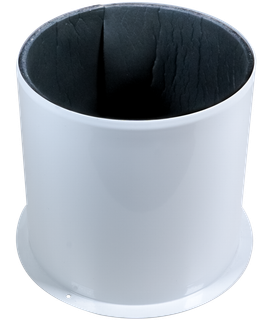 Blauberg Ausgleichsmanschette Freshpoint CPSO-160 160mm, Metall weiß
