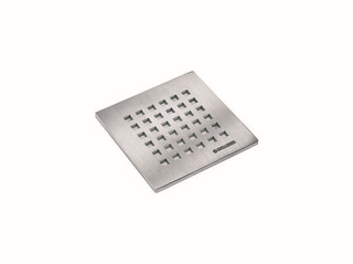 Dallmer Rost Quadra 120r10, 120x120mm, Edelstahl