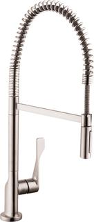 hansgrohe SPT 230 Axor Citterio SemiPr Schwenkbereich 360Grad, Edelstahl-Optik