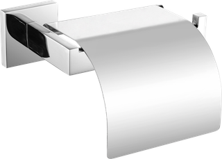 AR WC-Rollenhalter, CUBUS, Edelstahl, 165x54x179 mm, Aufputz, hgl