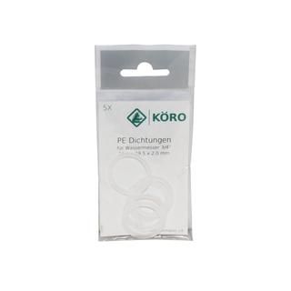KÖRO Sortiment PE-Ring f Wasserm.-Verschr., 17x24x2mm, 1/2"