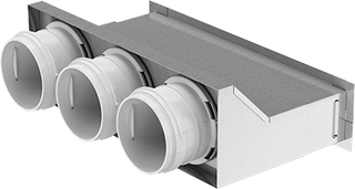 Blauberg Ventiladapter BlauFast RPW 300x55/63x3 M, für die Wand