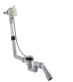 hansgrohe Komplettset Exafill S WA-Einl, Ab- + ÜL-Garn., Edelst.-Optik