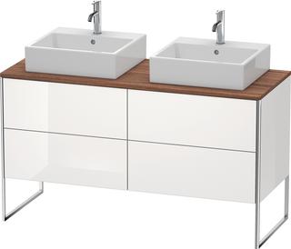 Duravit Waschtisch-Unterschrank XSquare 140x54,8x77,8cm, 4 Ausz., steh., we hgl
