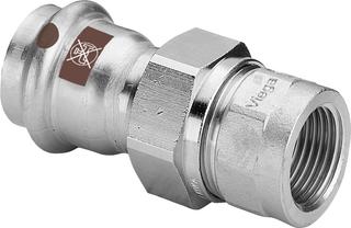 Viega Verschraubung Temponox 1762 15mmxRp 1/2, S n. rost, SC-Con., flachd.