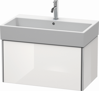 DU WTU XSquare 397x784x460mm, für VA 1 Auszug, Weiß HGL ES Ahorn