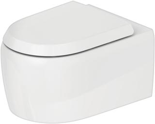 Duravit Wand-Tiefspül-WC Qatego 38,5x57cm, 4,5 l, riml., we hgl HygGlaze