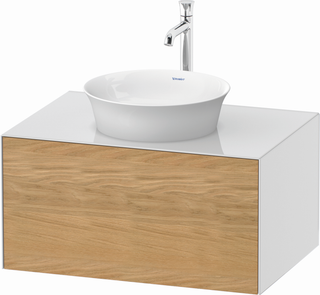 DU WTU White Tulip bs. 751x350x410mm Eiche N.M/Weiß hgl ES Eiche