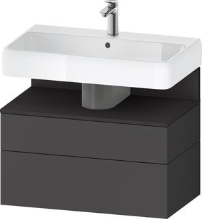 Duravit Waschtisch-Unterschrank Qatego 79x47x59cm, gra m/Gr m, 1 Kast, m B