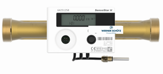 Schlösser Ultraschallz. Calidus-tec 425U Qn 25, 65, 11/4"AG, 300mm, m Rechenwerk
