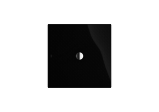 Kaldewei Duschwanne SCONA 916-5 100x100cm, fl., Träg., VAS P-E, schwarz